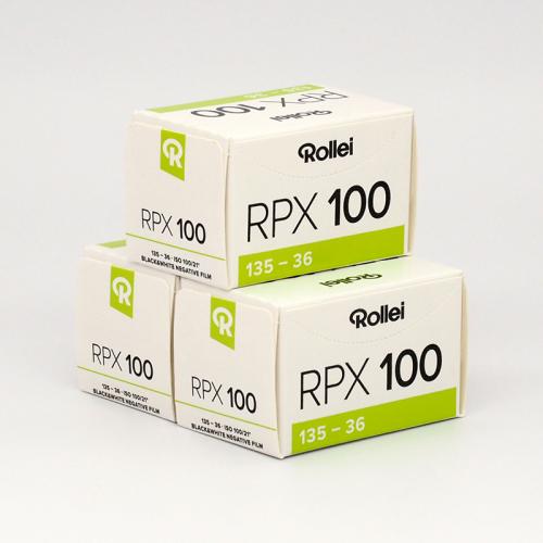 白黒フィルム ROLLEI・ローライ RPX100 36枚撮り 3本組